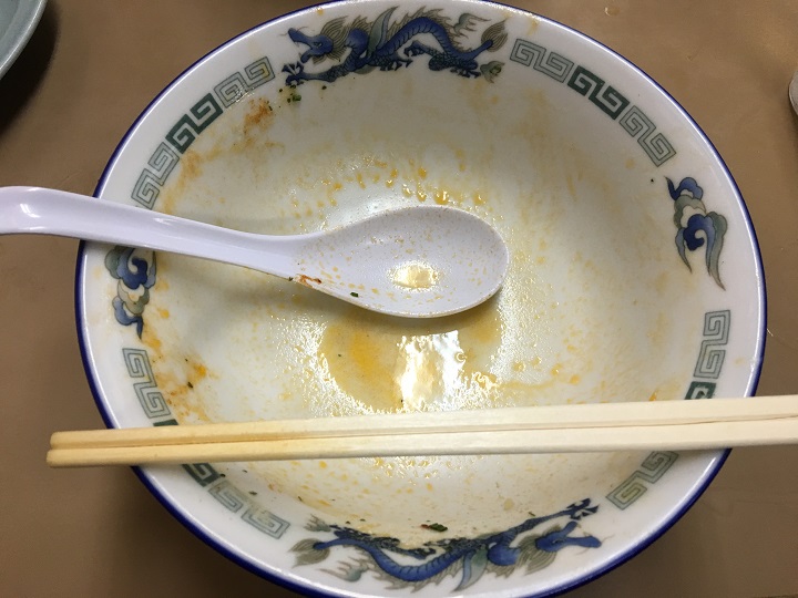 亀有どさん子の限定麺「鶏白湯」