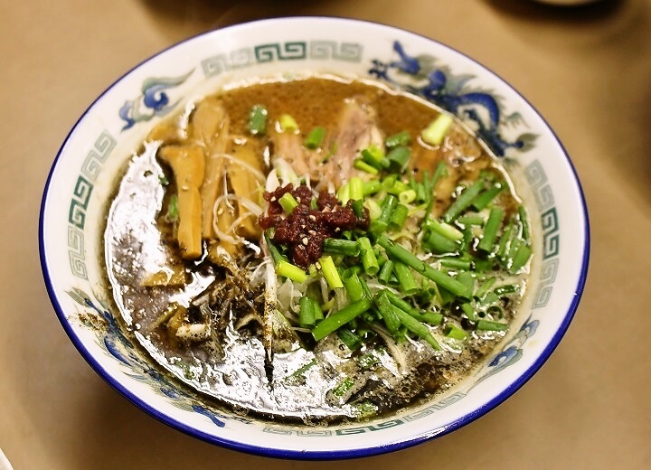 亀有どさん子の一押し麺（限定麺）、平松伸二コラボの外道麺