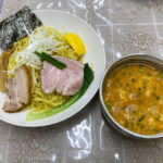 【限定】香ばしい海老たま塩つけ麺  海老と卵と、旨味の嵐！