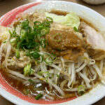 【R6.11月限定】今日はもう いっちゃおうぜ！  背脂“揚・蒸・生”ニンニク醤油らぁ麺