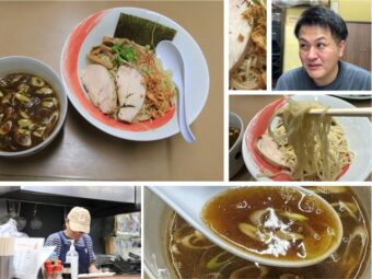 【R7.6月限定】三位一体の黒きつけ汁!!  〝アゴ出汁醤油つけ麺〟の巻